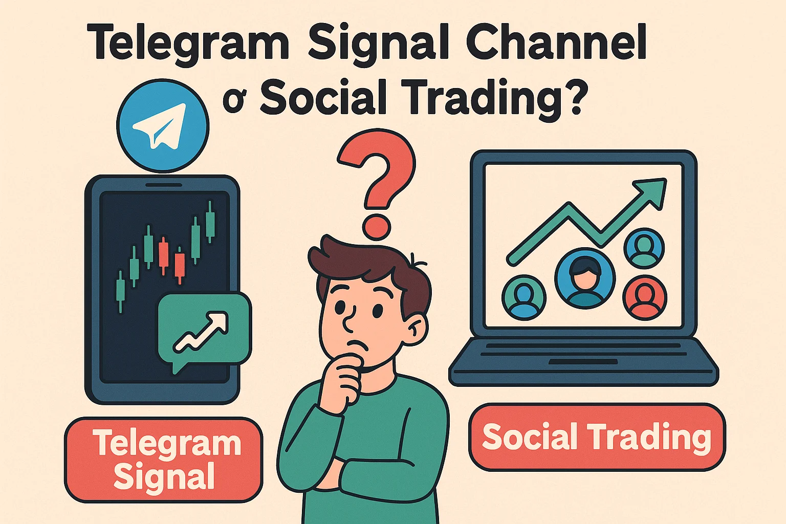 سوشیال تریدینگ یا تلگرام سیگنال