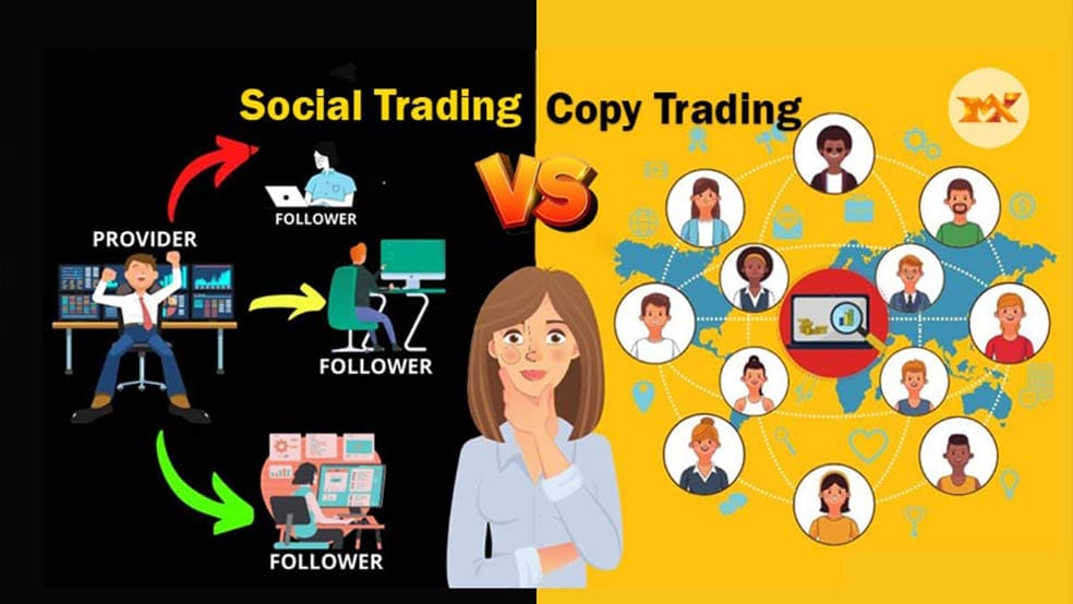 تفاوت سوشال تریدینگ و کپی تریدینگ